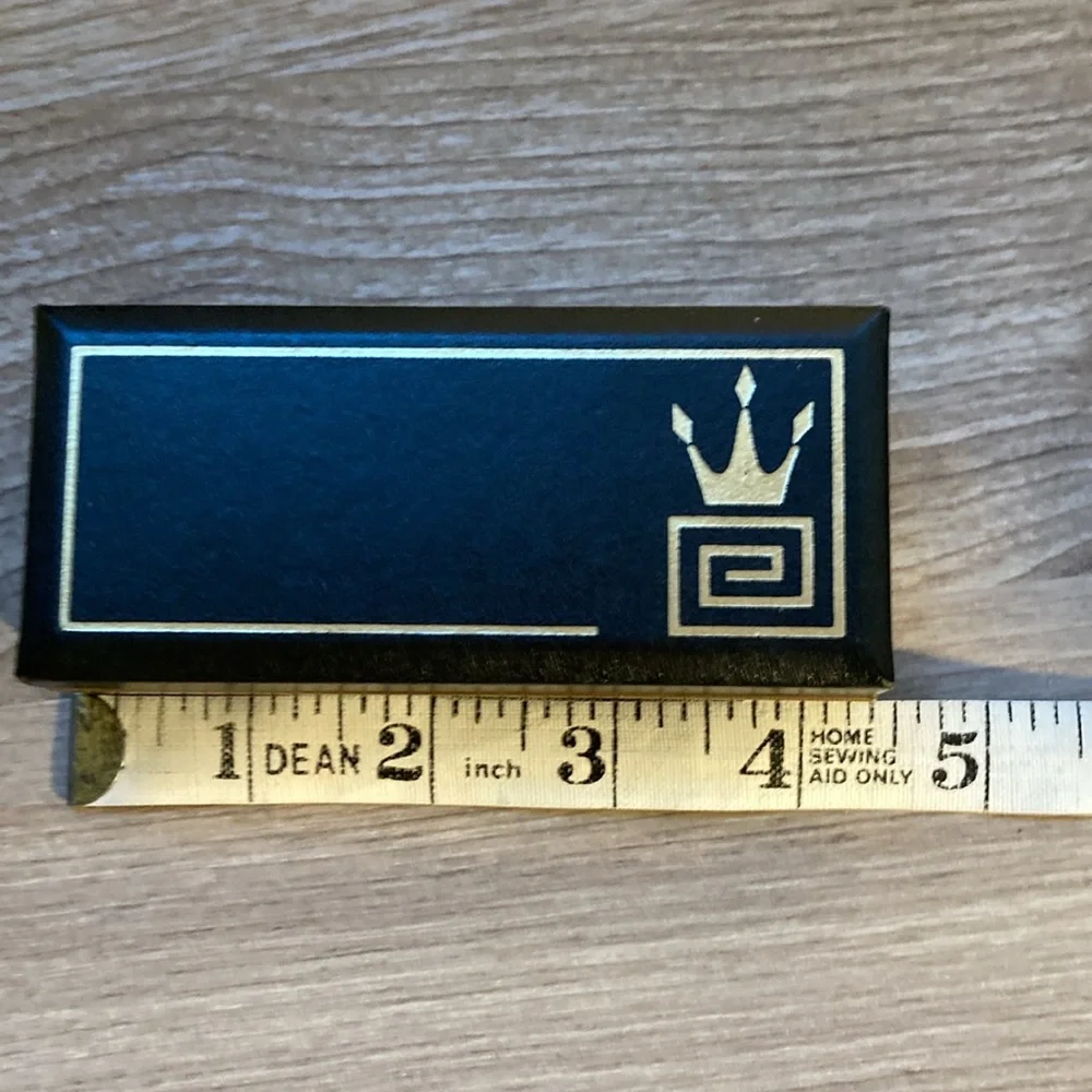 Swank Cufflinks and Tie Clip Set John gold silver